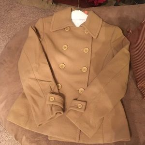 Express Pea Coat Tan